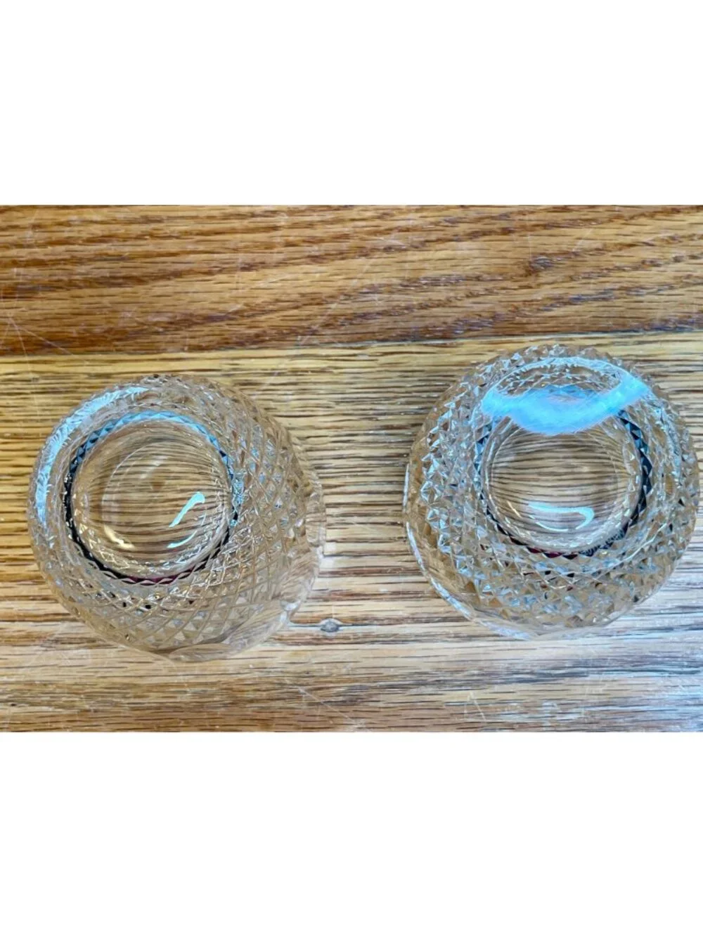 Set of 4 Vintage Waterford Crystal Old Fashioned Glasses,  Colleen Pattern